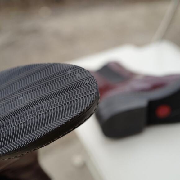 Burgundy Ankle Boots for Women - Picture 14 of 15